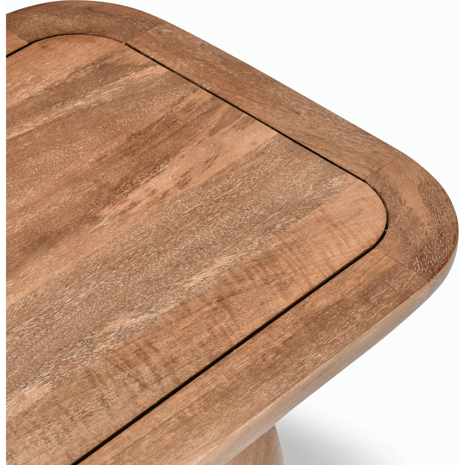 Chloe Console Table by Classic Home in brown. Made from mango wood in a modern style.