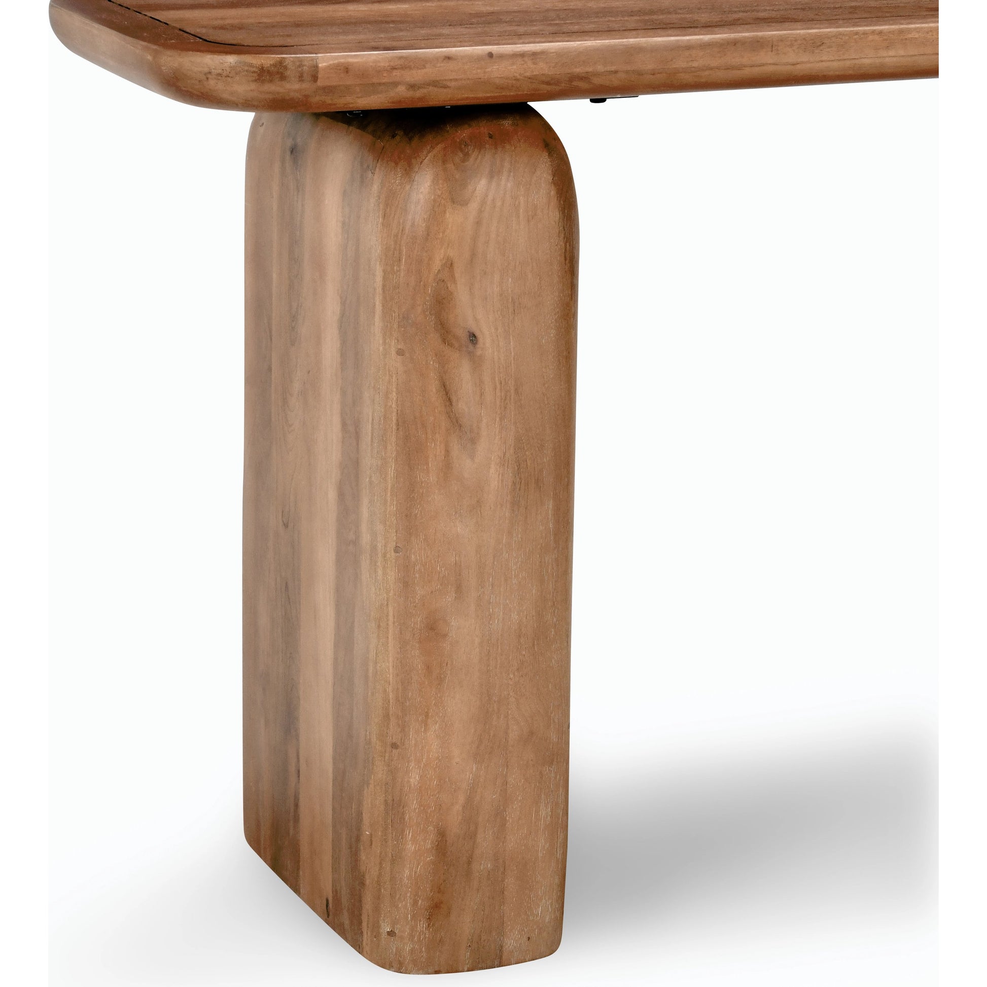 Chloe Console Table by Classic Home in brown. Made from mango wood in a modern style.