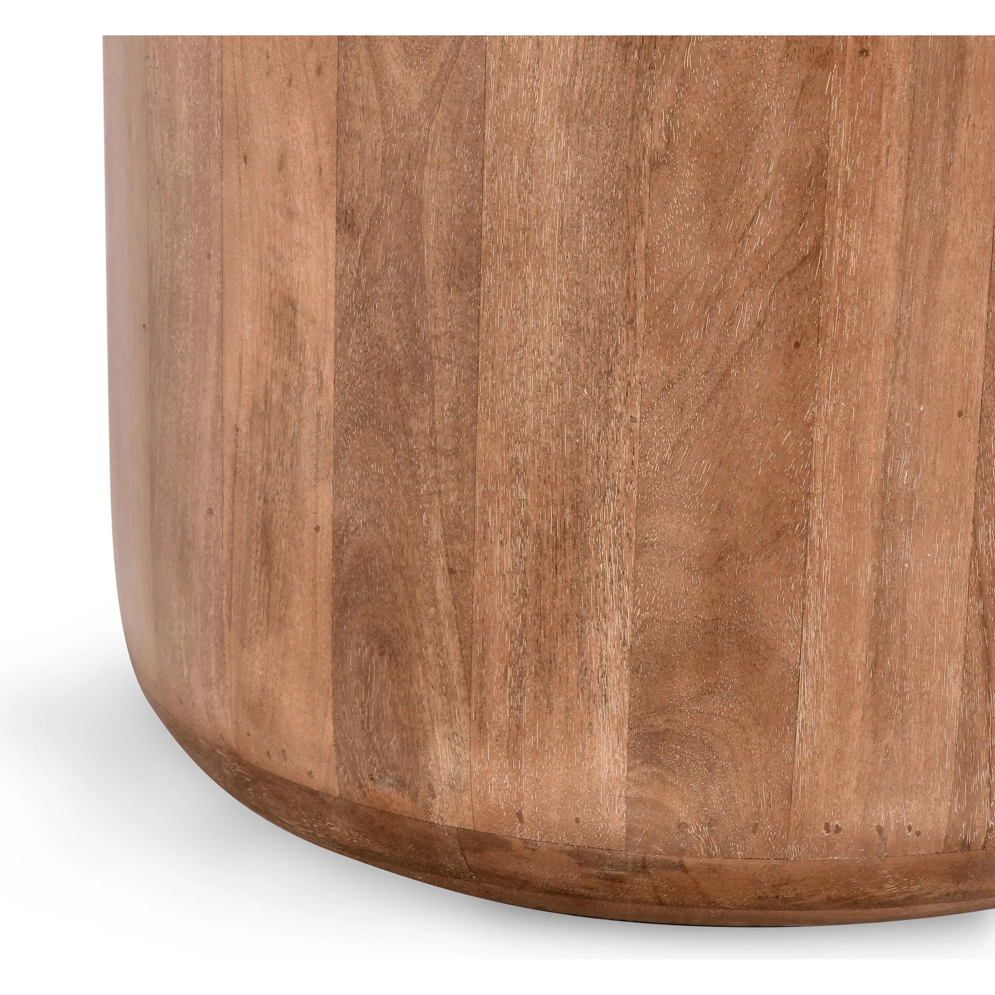 Josie 22" Solid Wood and Marble Round End Table by Classic Home in umber, marble. Made from marble, mango wood in a unique style.
