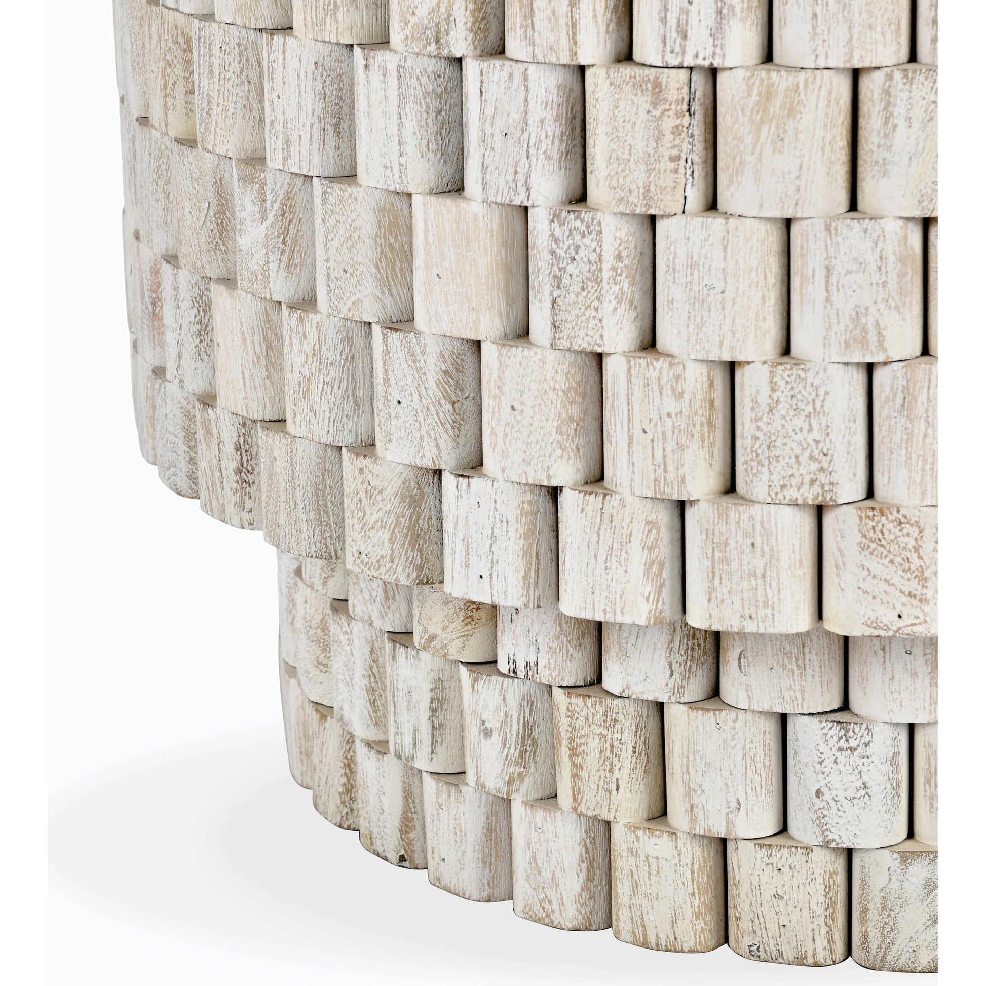 Norwood Round End Table by Classic Home. Made from mango wood in a modern style.