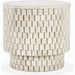 Norwood Round End Table by Classic Home. Made from mango wood in a modern style.