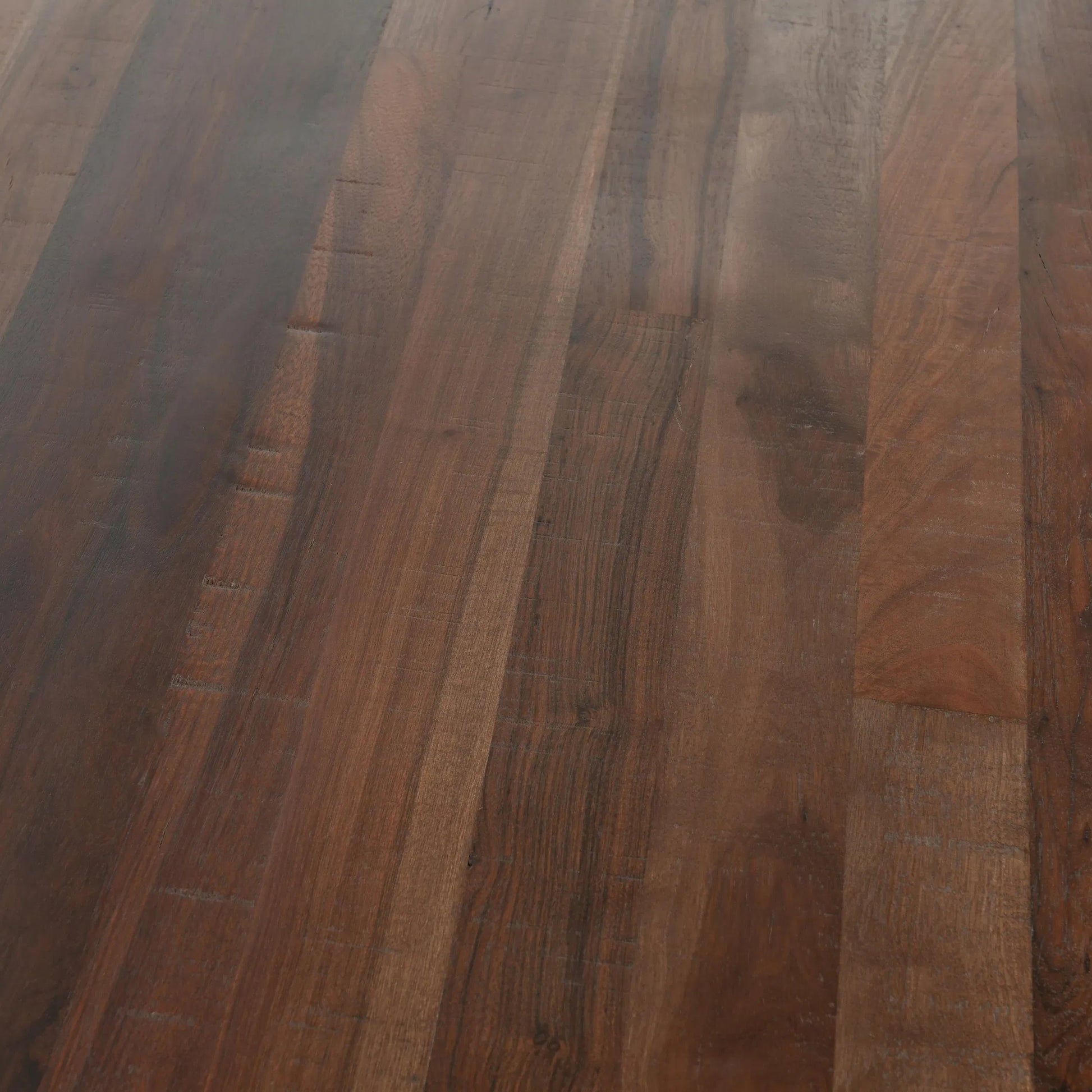 Nemi 84" Pine Wood Rectangular Dining Table by Classic Home in brown. Made from reclaimed pine in a transitional style.
