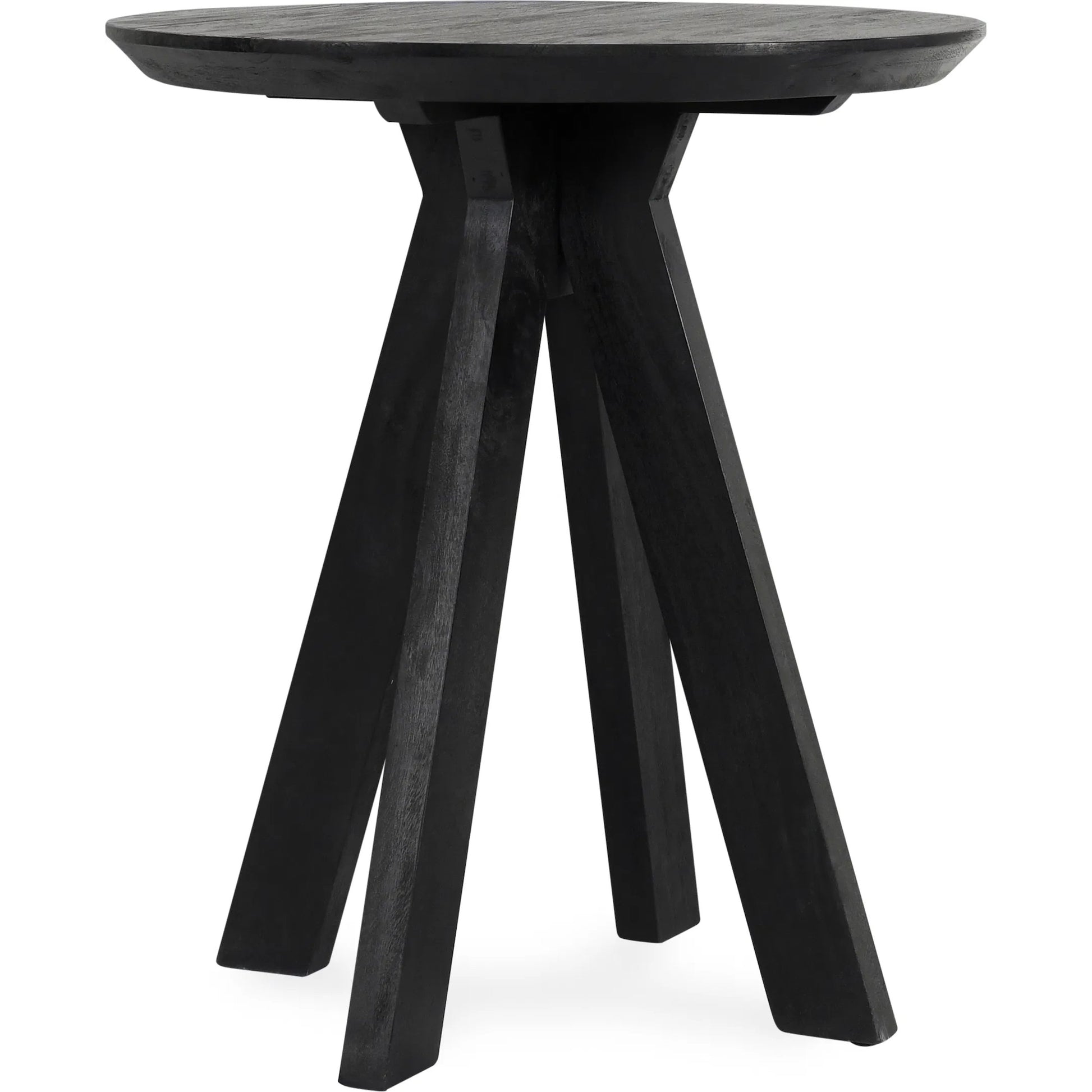 Rodrigo Round Mango Wood Bar Height Table by Classic Home. Made from mango wood in a modern style.