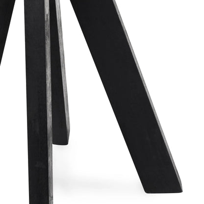 Rodrigo Round Mango Wood Bar Height Table by Classic Home. Made from mango wood in a modern style.