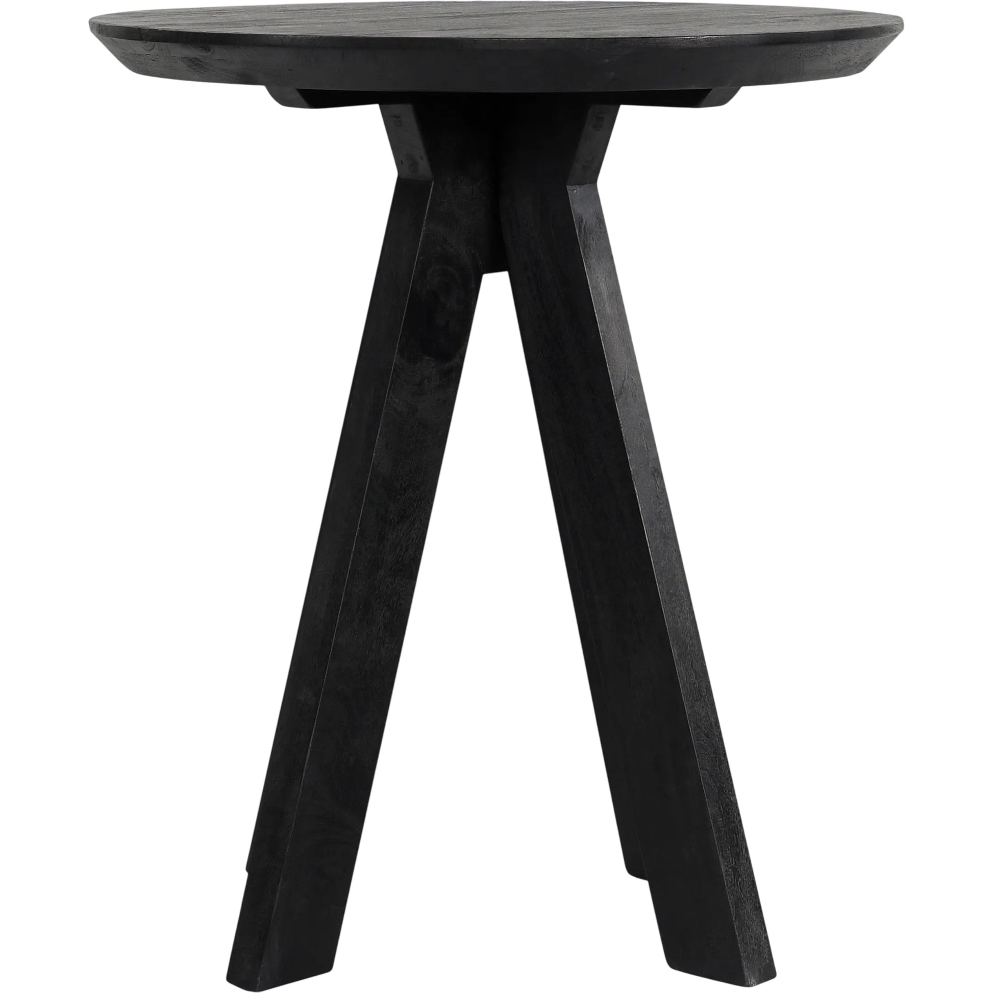 Rodrigo Round Mango Wood Bar Height Table by Classic Home. Made from mango wood in a modern style.