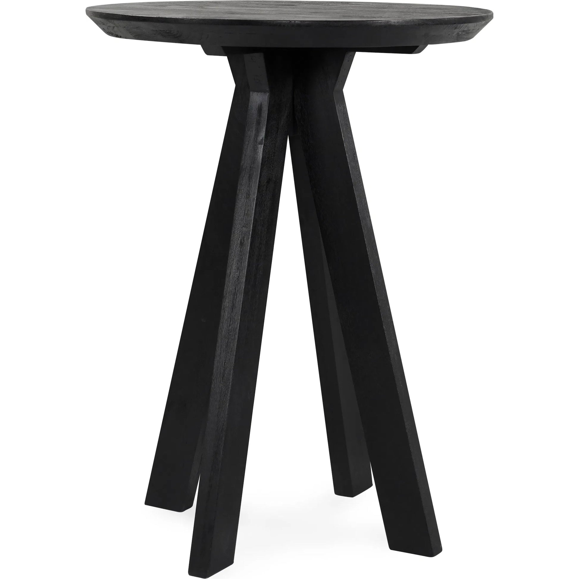 Rodrigo Round Mango Wood Bar Height Table by Classic Home. Made from mango wood in a modern style.