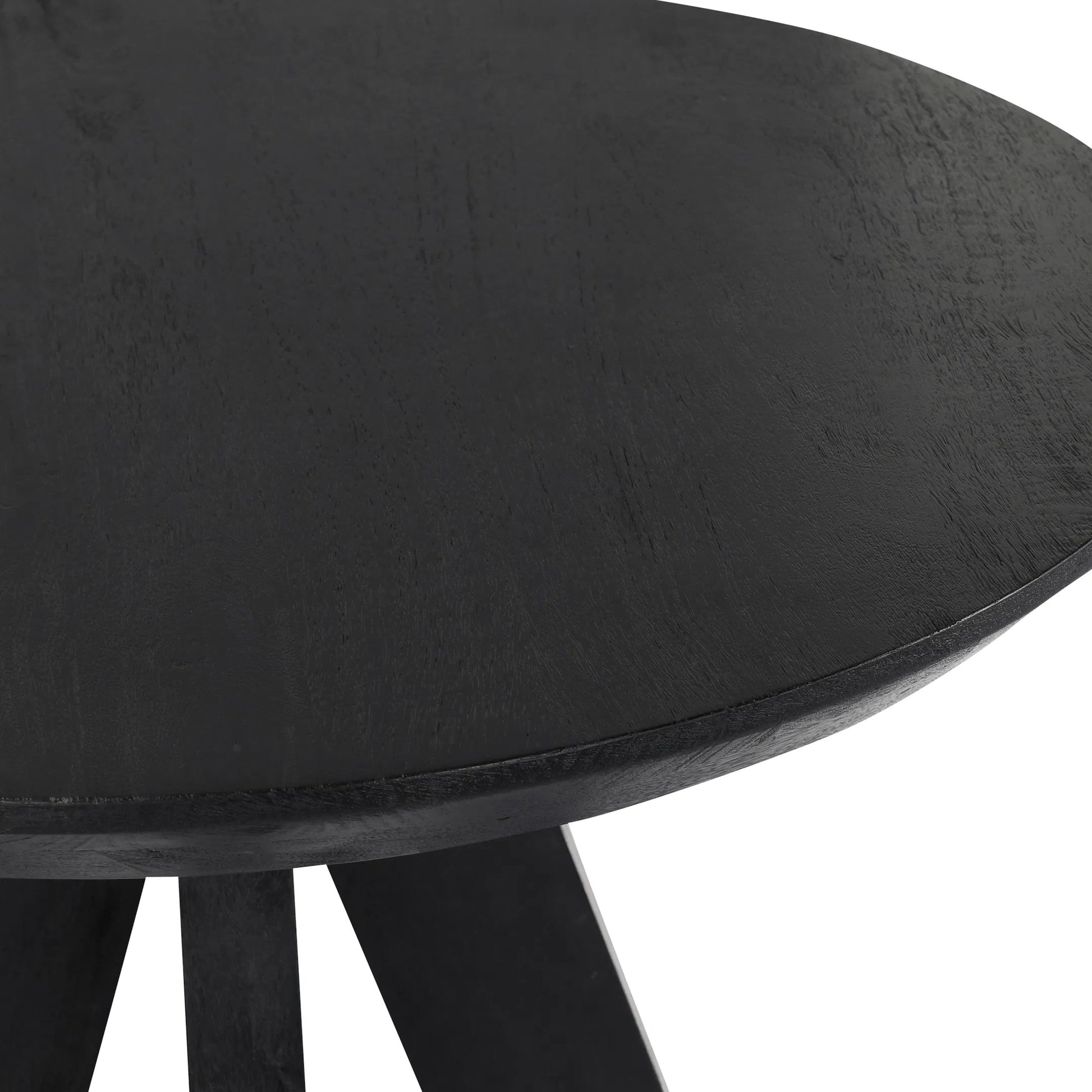 Rodrigo Round Mango Wood Bar Height Table by Classic Home. Made from mango wood in a modern style.