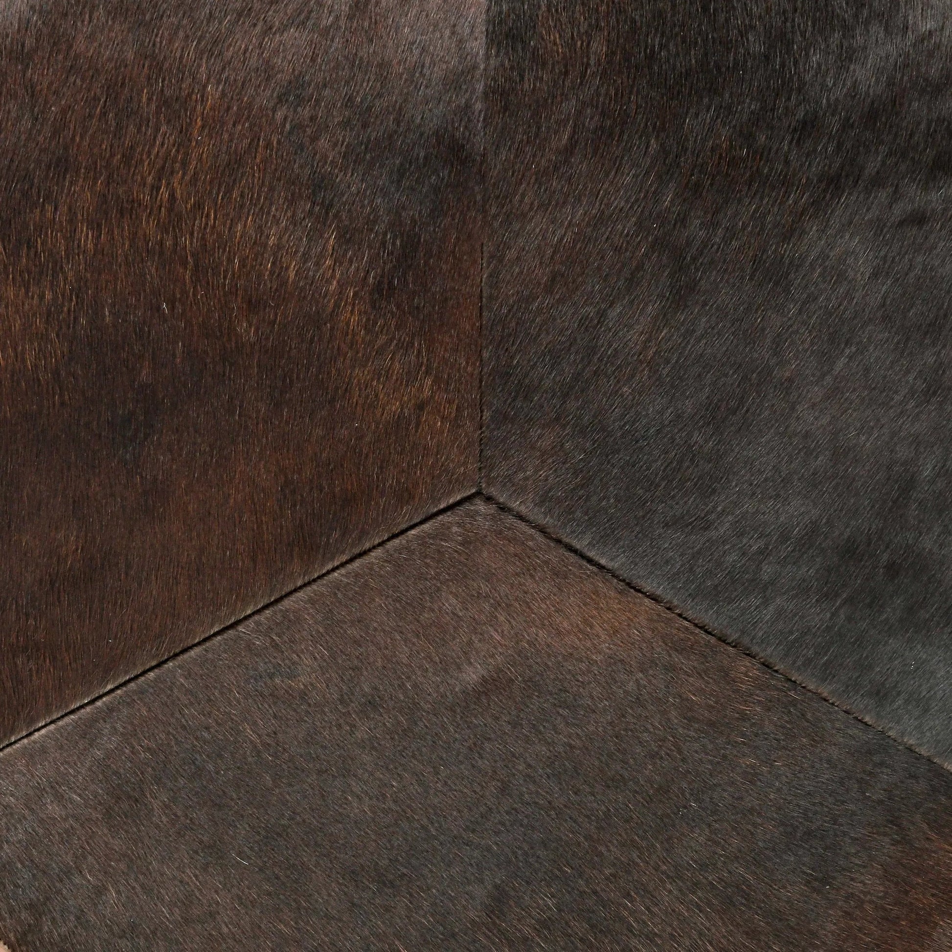 Hunt Mango Wood Cocktail Coffee Table by Classic Home in brown. Made from mango wood, hair on hide, iron in a unique style.