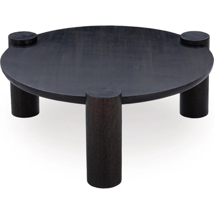 Rebeka Mango Wood Coffee Table by Kosas Home. Made from mango wood in a unique style.