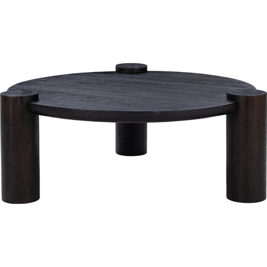 Rebeka Mango Wood Coffee Table by Kosas Home. Made from mango wood in a unique style.