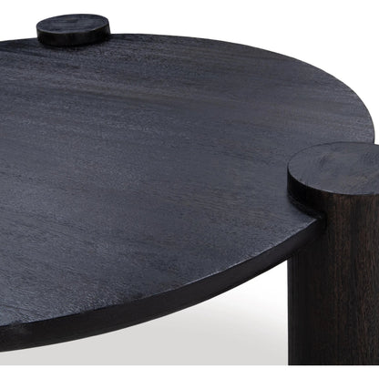 Rebeka Mango Wood Coffee Table by Kosas Home. Made from mango wood in a unique style.