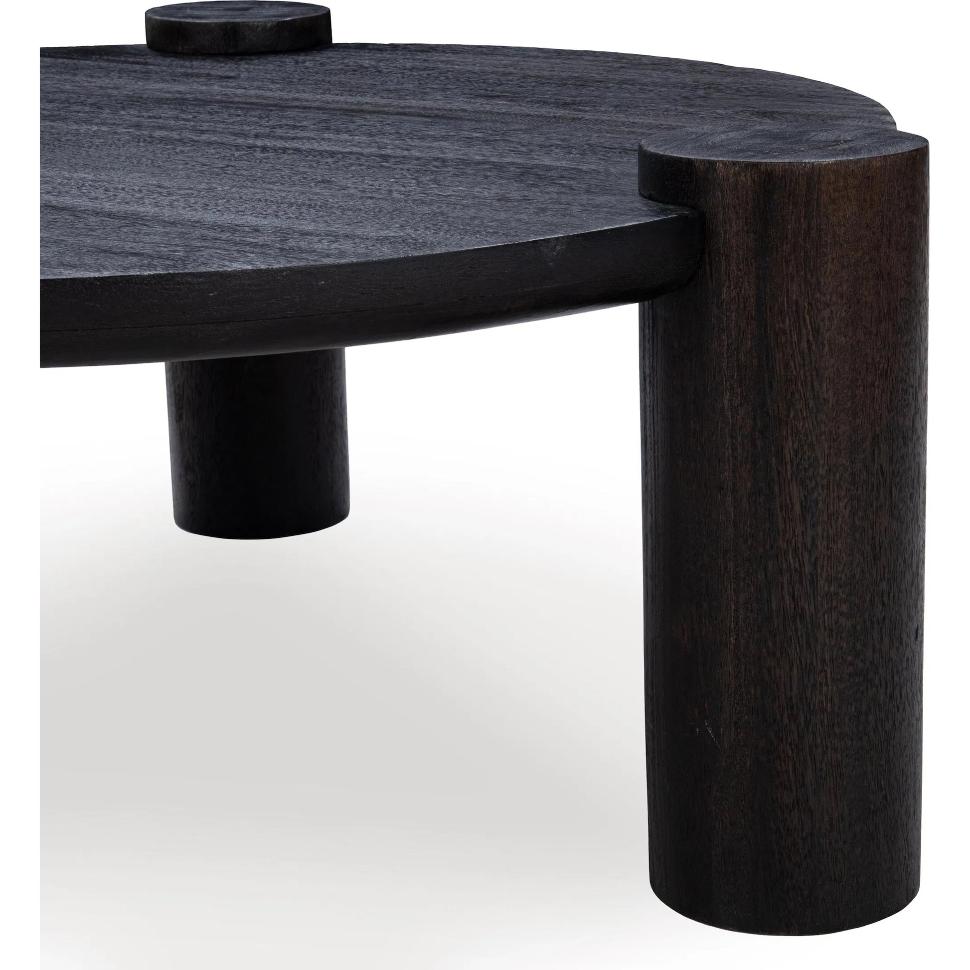 Rebeka Mango Wood Coffee Table by Kosas Home. Made from mango wood in a unique style.
