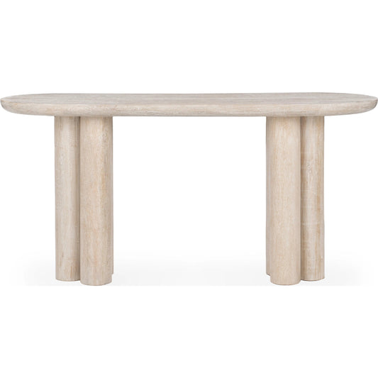 Beau Mango Wood Console Table by Kosas Home. Made from mango wood in a unique style.