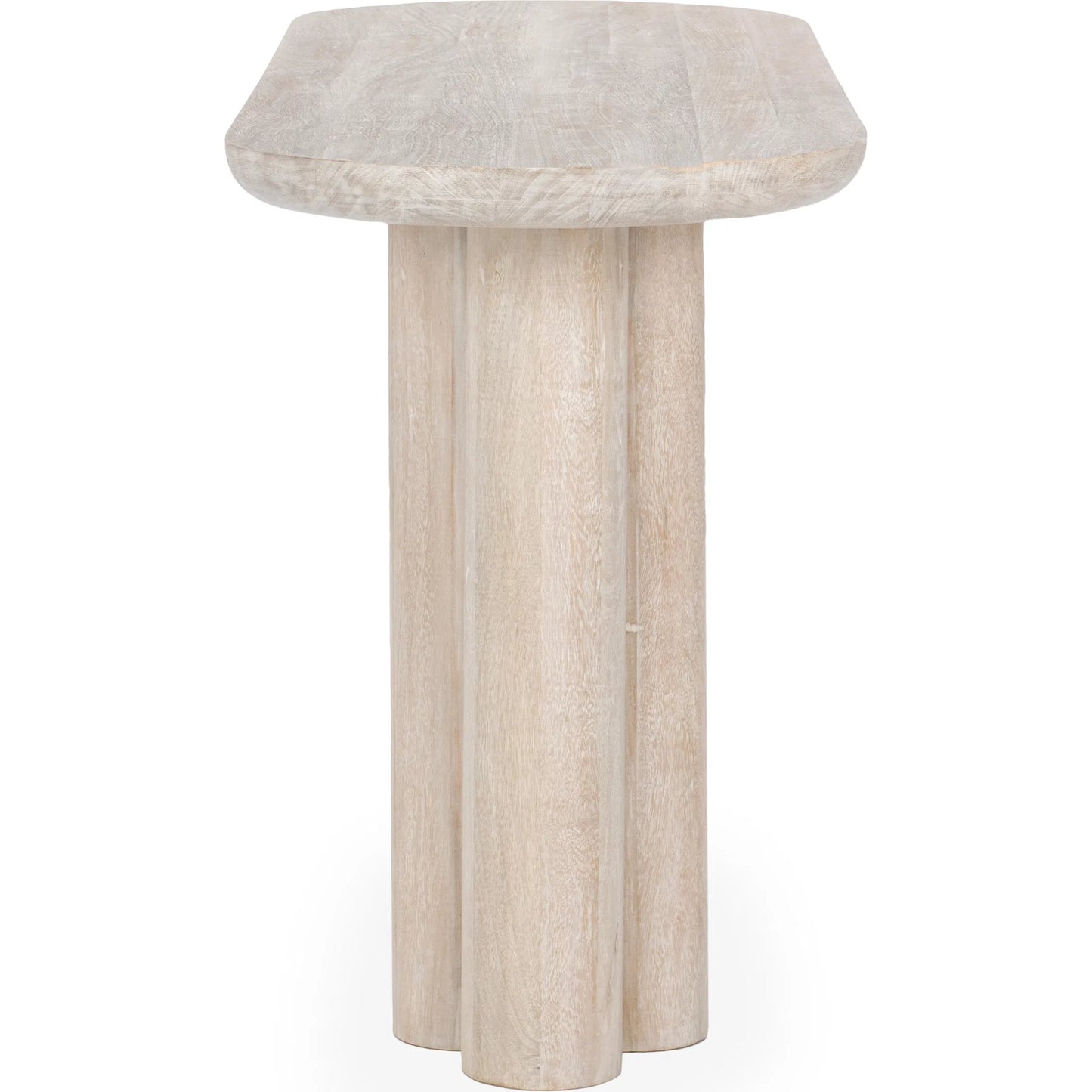 008 SI-2388541 | Additional Silo | Beau Mango Wood Console Table by Kosas Home. Made from mango wood in a traditional style.