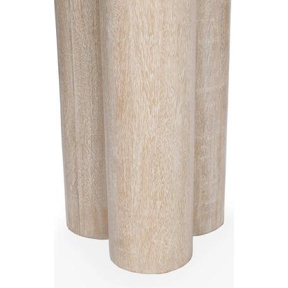 Beau Mango Wood Console Table by Kosas Home. Made from mango wood in a traditional style.