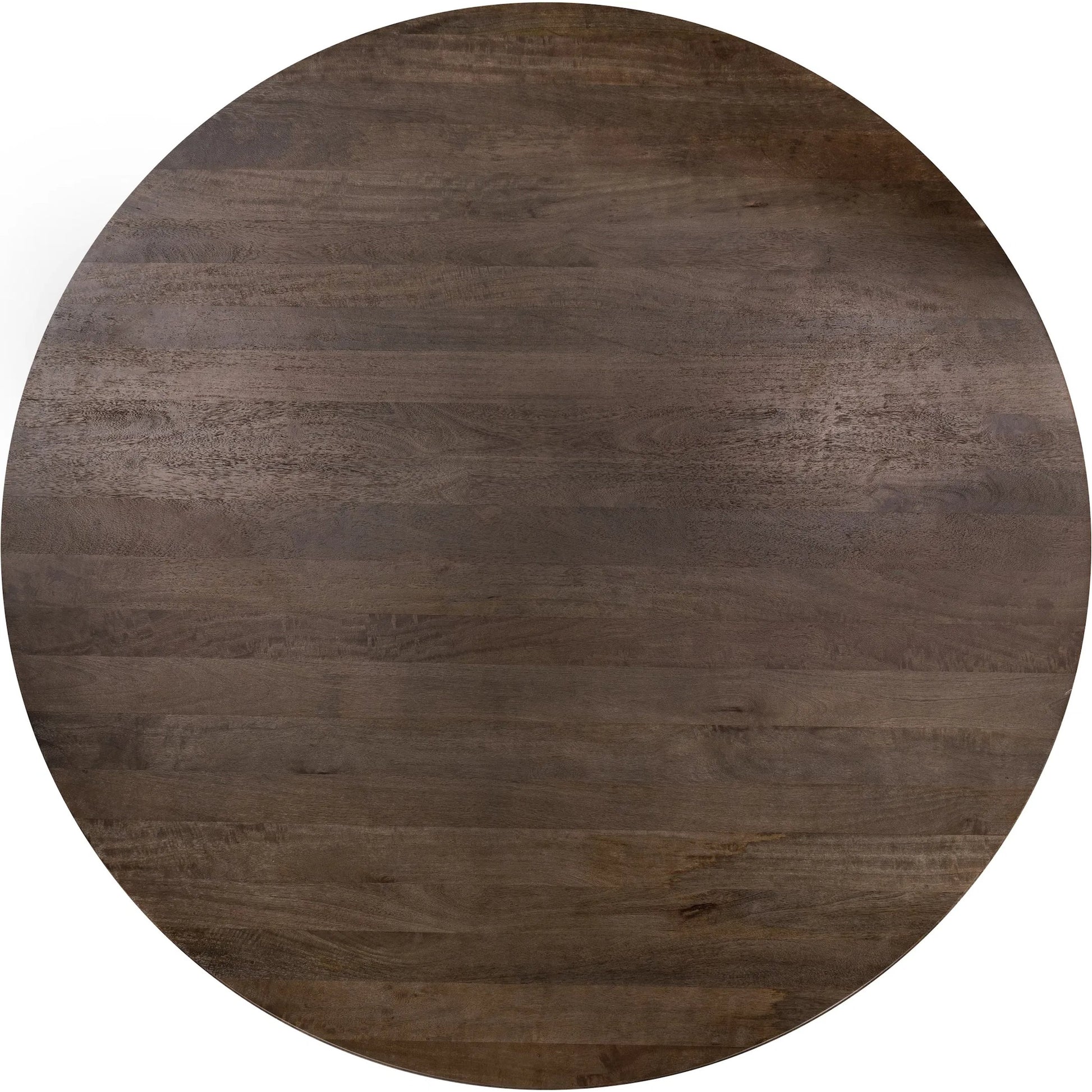 Brookside Round Mango Wood Dinning Table by Classic Home in cocoa brown. Made from mango wood in a traditional style.