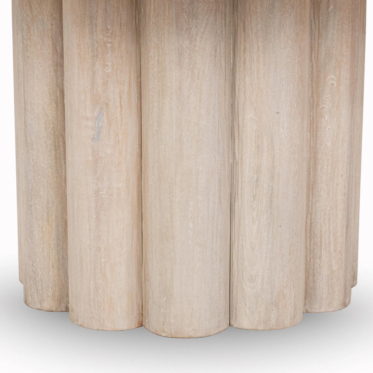 009 SI-2353711 | Additional Silo | Beau Mango Wood Round Dining Table by Kosas Home in matte natural. Made from mango wood in a transitional style.