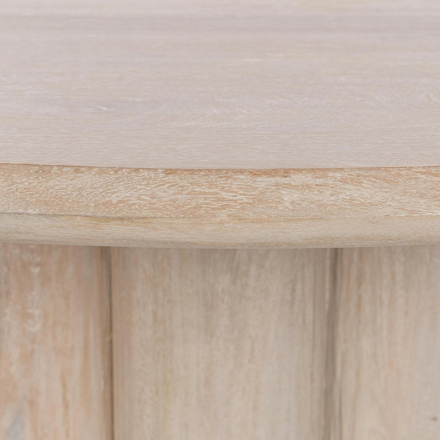 007 SI-2353711 | Additional Silo | Beau Mango Wood Round Dining Table by Kosas Home in matte natural. Made from mango wood in a transitional style.