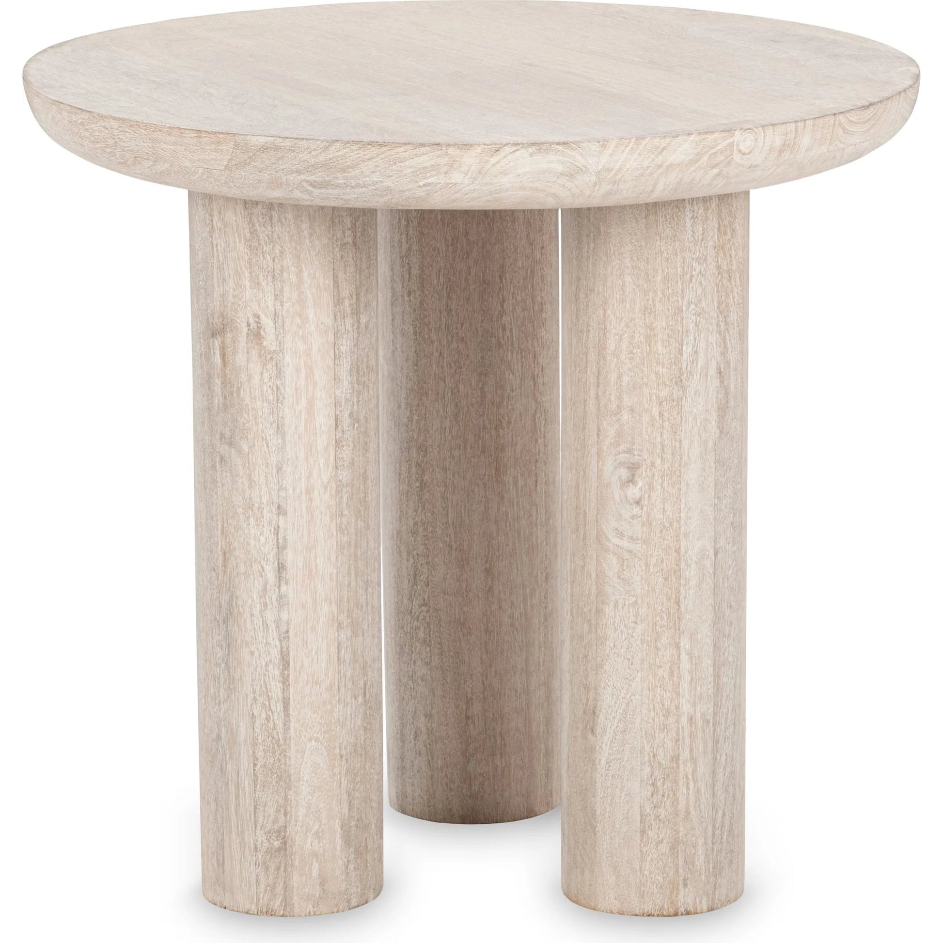 Beau Mango Wood End Table by Kosas Home. Made from mango wood in a transitional style.