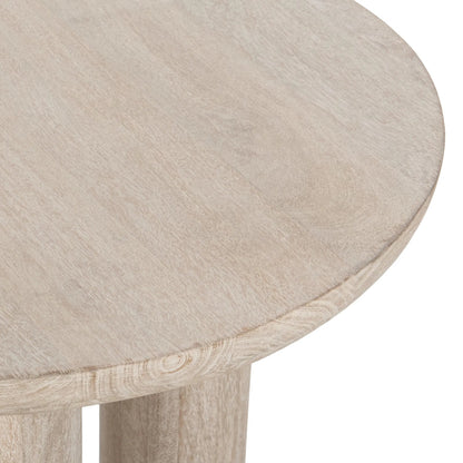 Beau Mango Wood End Table by Kosas Home. Made from mango wood in a transitional style.
