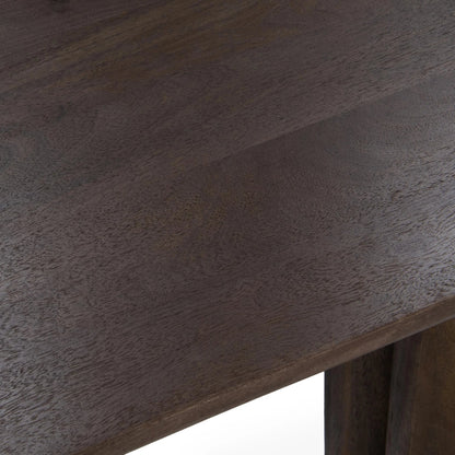 Beau Mango Wood Console Table by Kosas Home. Made from mango wood in a traditional style.