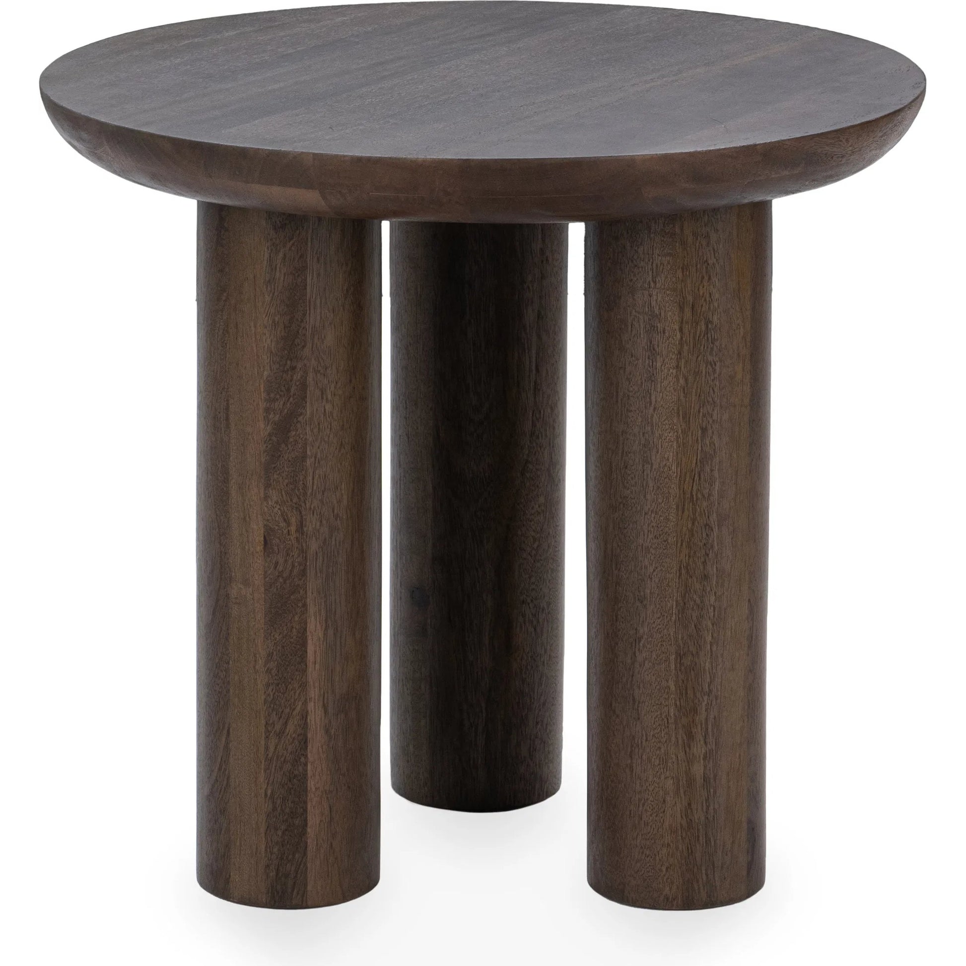 Beau Mango Wood End Table by Kosas Home. Made from mango wood in a transitional style.