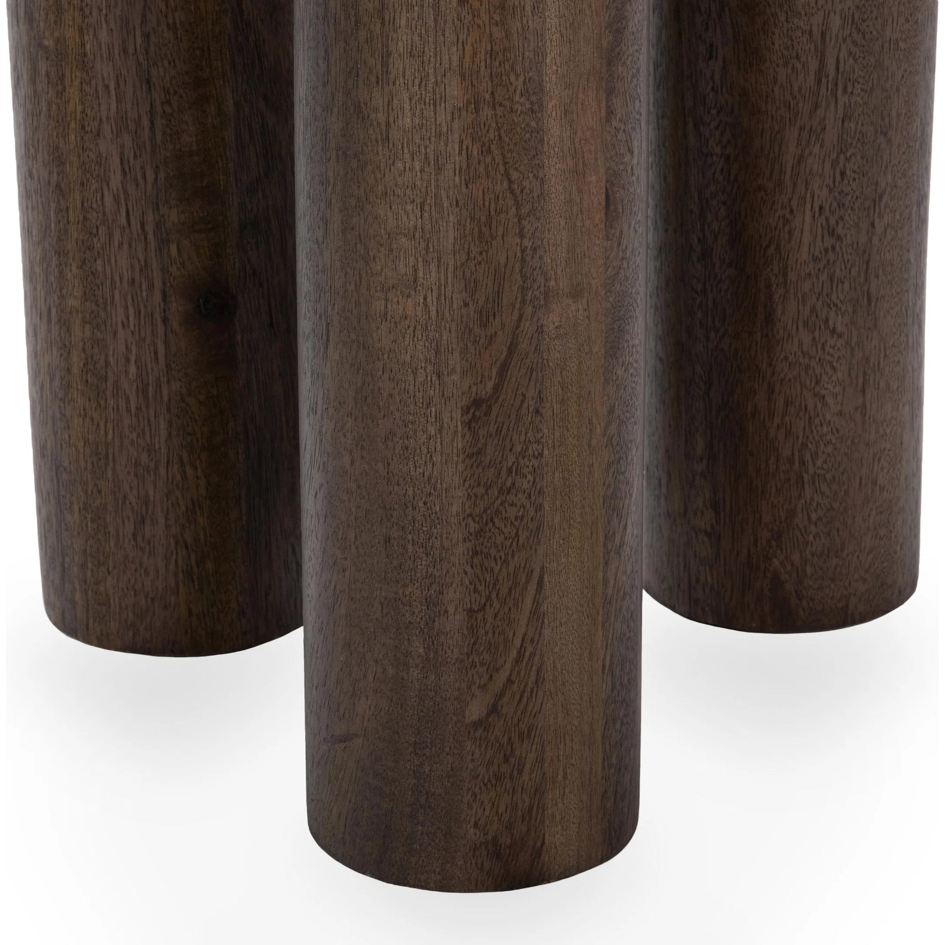 Beau Mango Wood End Table by Kosas Home. Made from mango wood in a transitional style.