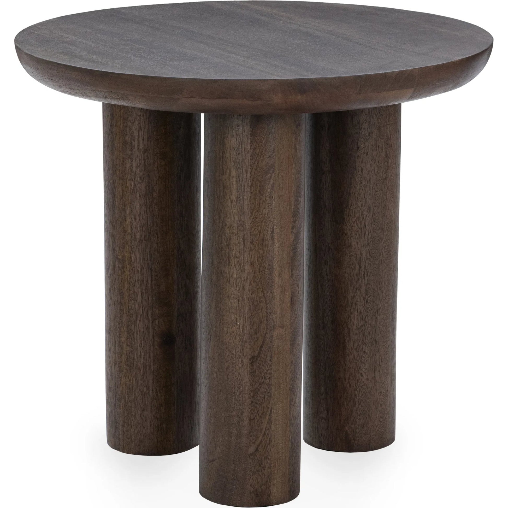 Beau Mango Wood End Table by Kosas Home. Made from mango wood in a transitional style.