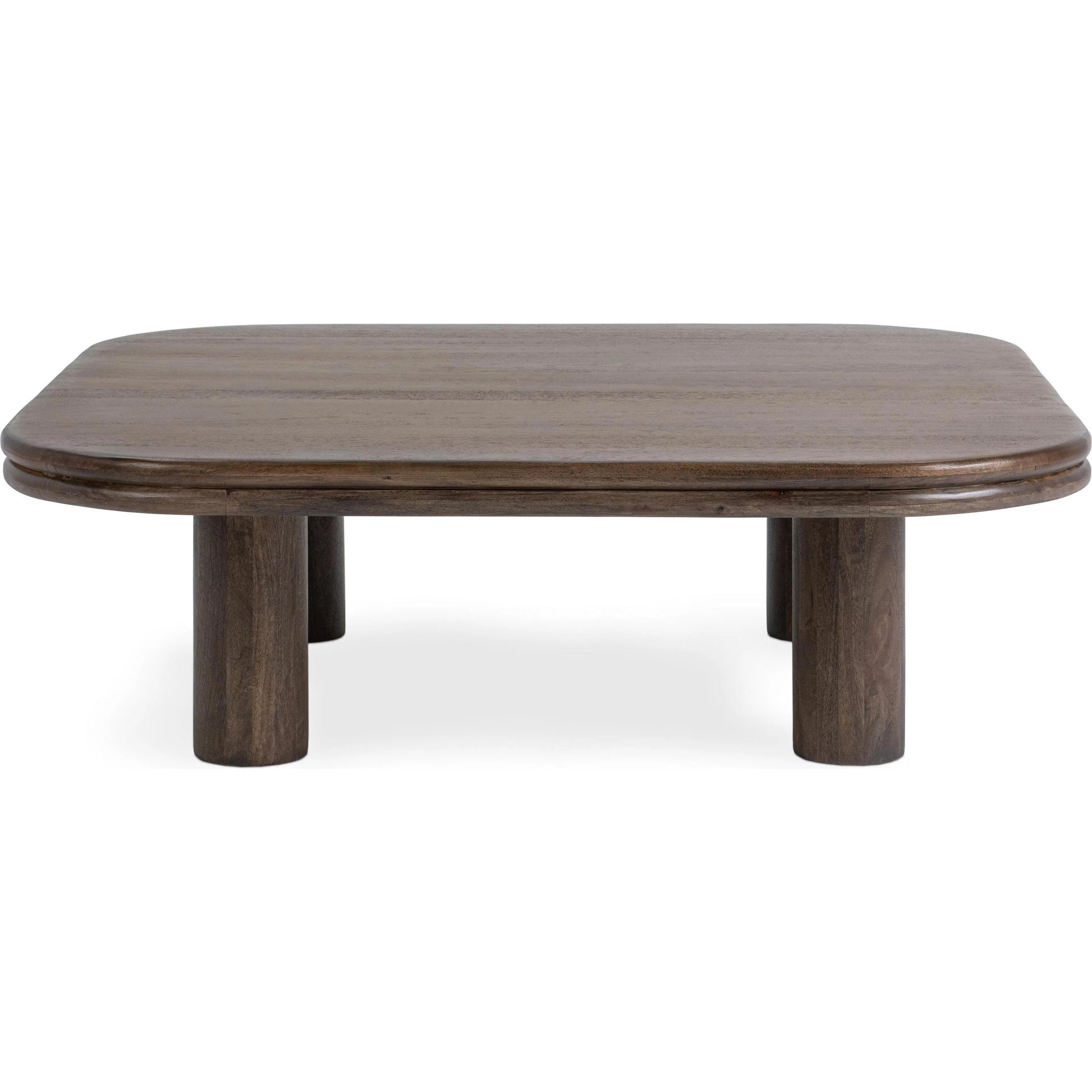 Miranda Coffee Table by Classic Home in cocoa brown. Made from mango wood in a unique style.
