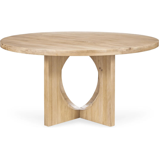 001 SI-2353713 | Primary Silo | Laguna Mango Wood Round Dining Table by Classic Home. Made from mango wood in a unique style.