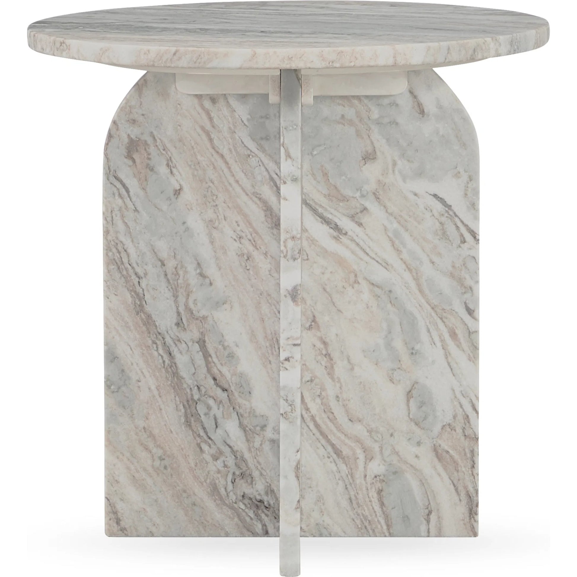 Reilly Marble End Table by Classic Home in gray. Made from sawar toronto marble in a modern style.