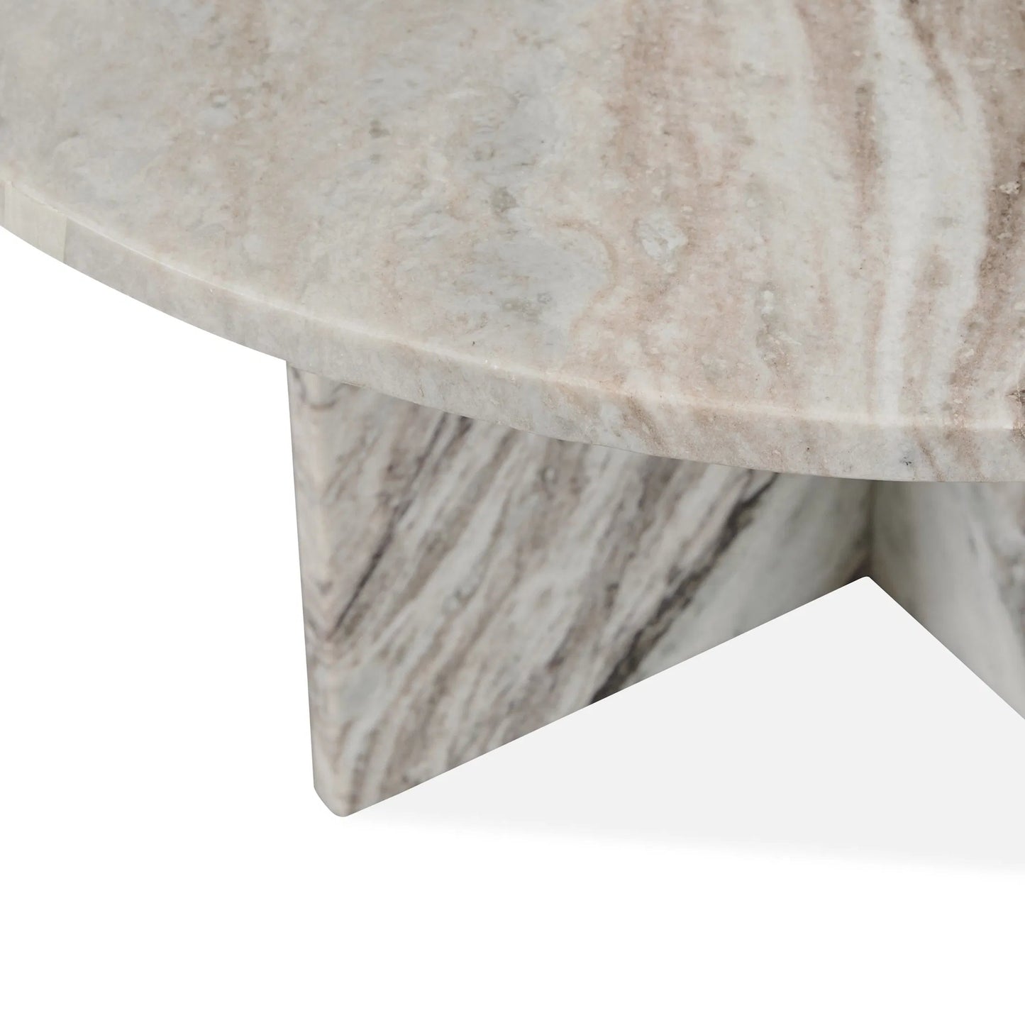 016 SI-2353815 | Closeup | Reilly Marble Coffee Table by Classic Home in gray. Made from sawar toronto marble in a modern style.