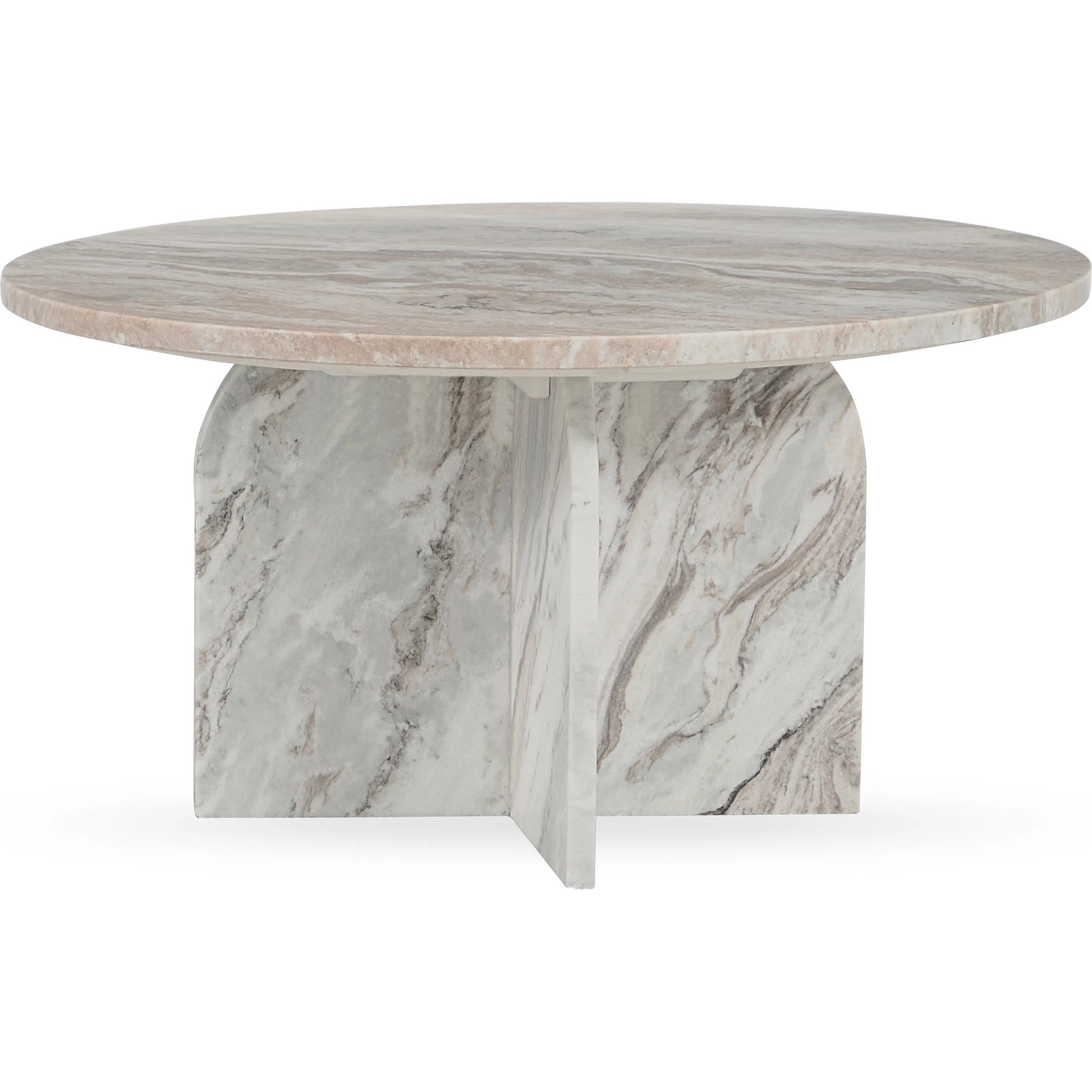 Reilly Marble Coffee Table by Classic Home in gray. Made from sawar toronto marble in a modern style.