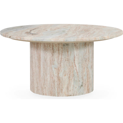 Amberly Marble Coffee Table by Classic Home in earthy tones. Made from sawar toronto marble in a transitional style.