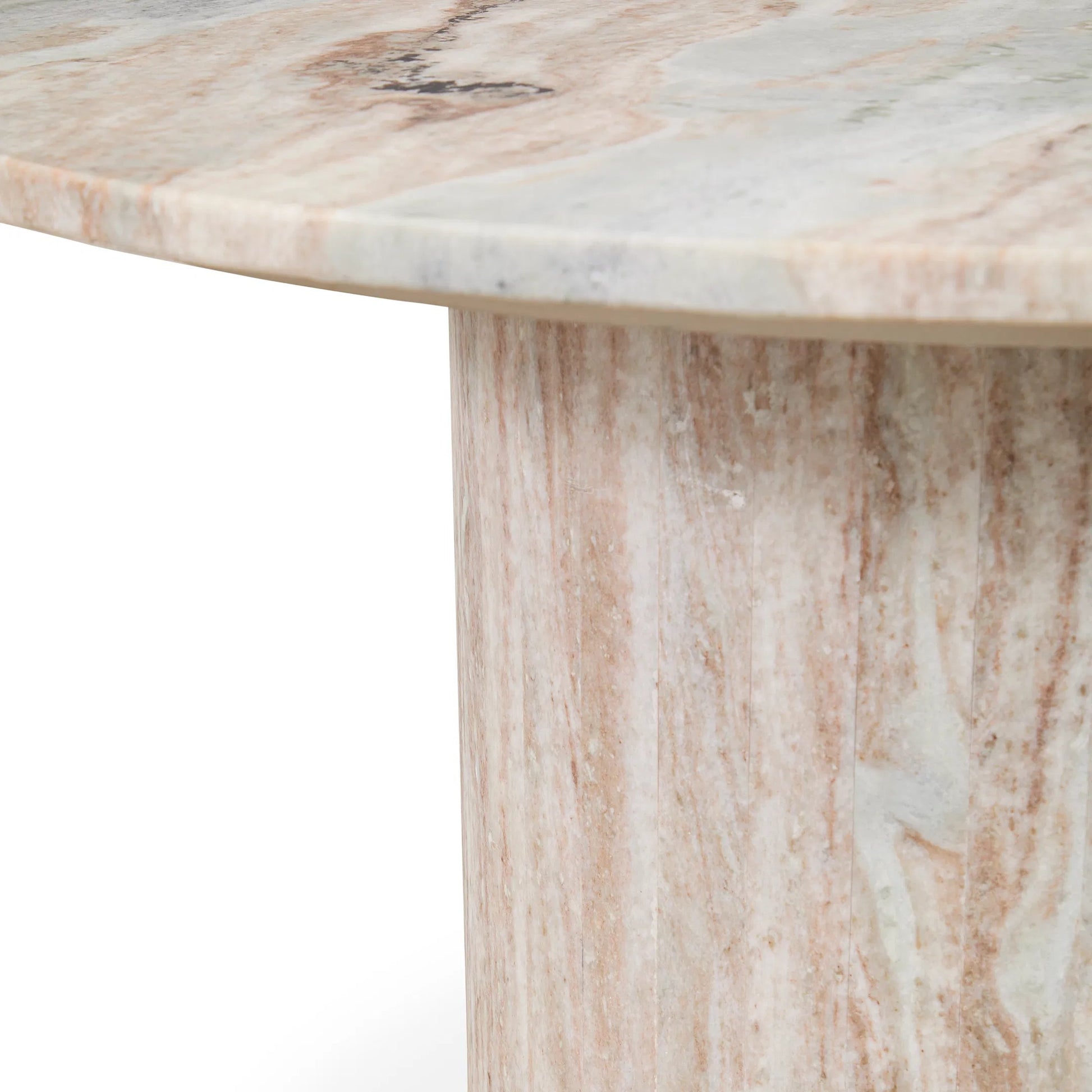 Amberly Marble Coffee Table by Classic Home in earthy tones. Made from sawar toronto marble in a transitional style.
