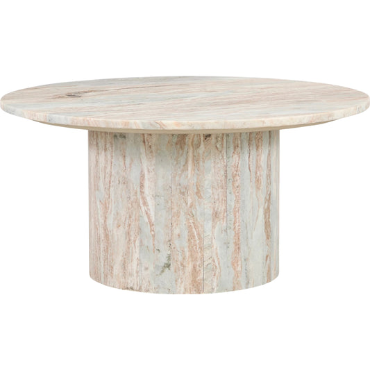 Amberly Marble Coffee Table by Classic Home in earthy tones. Made from sawar toronto marble in a unique style.