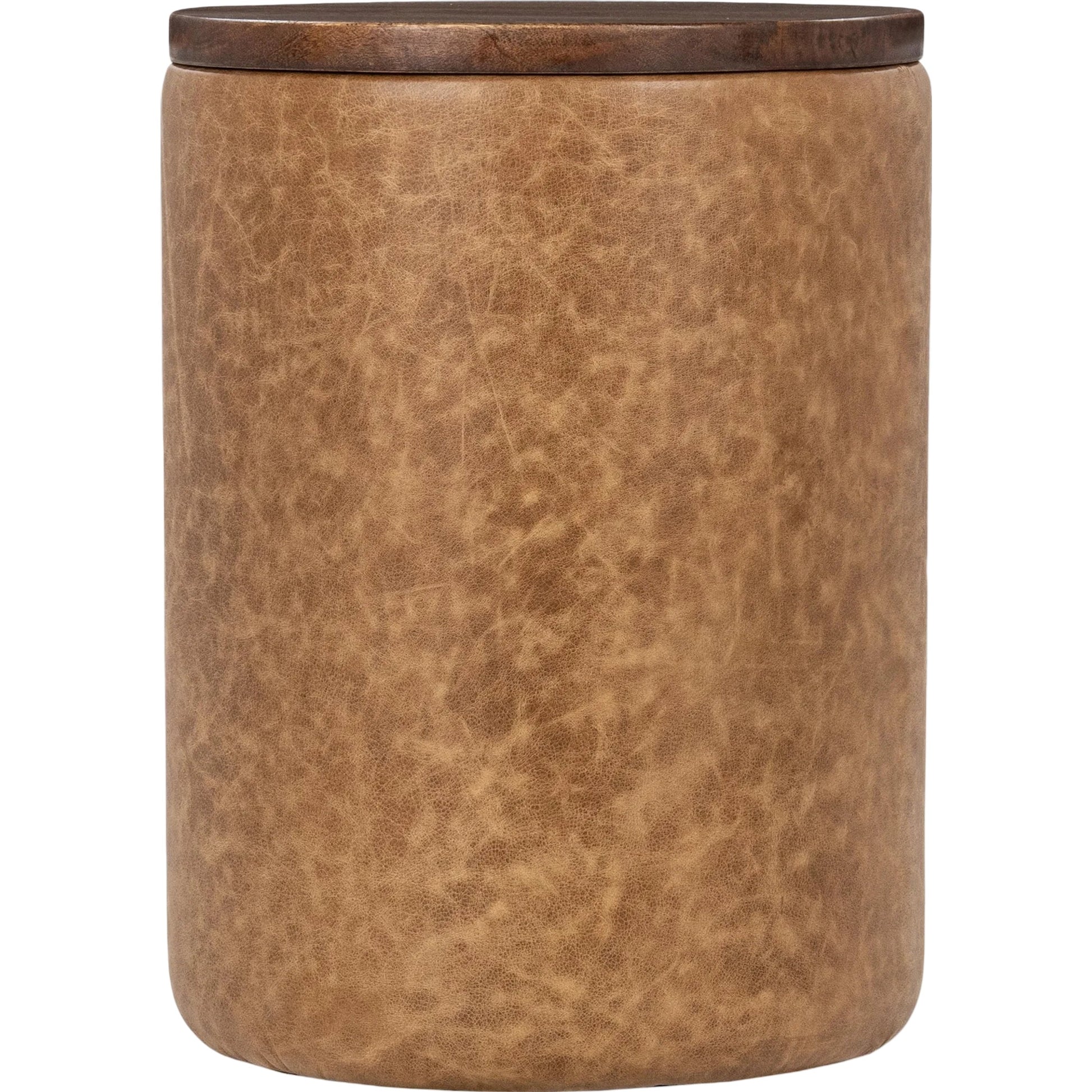 Andra Mango Wood Accent End Table by Classic Home. Made from mango wood, leather in a transitional style.
