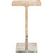 Delaney Accent Table by Classic Home. Made from marble in a transitional style.