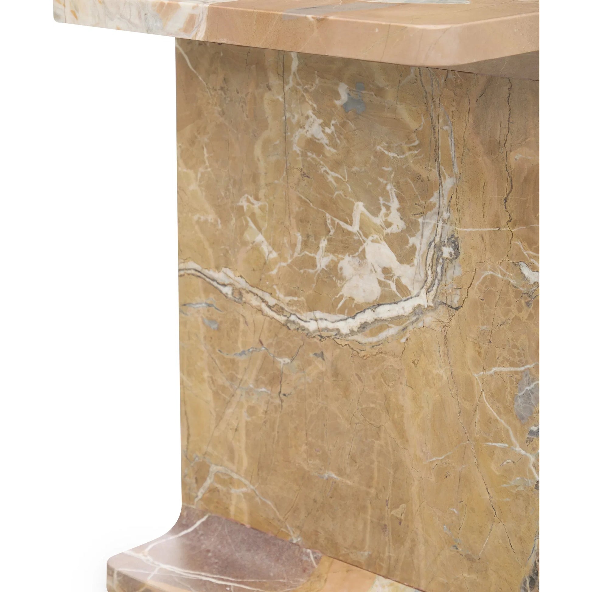 Delaney Accent Table by Classic Home. Made from marble in a transitional style.