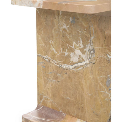 Delaney Accent Table by Classic Home. Made from marble in a transitional style.