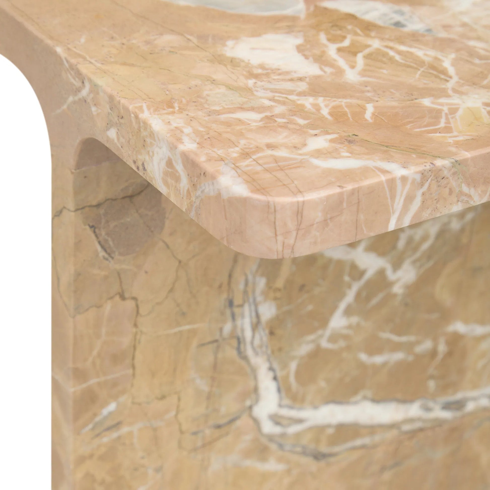 Delaney Accent Table by Classic Home. Made from marble in a transitional style.