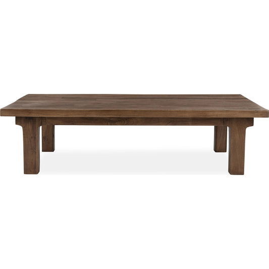 Carmel Coffee Table by Classic Home in earthy terra. Made from reclaimed wood in a transitional style.