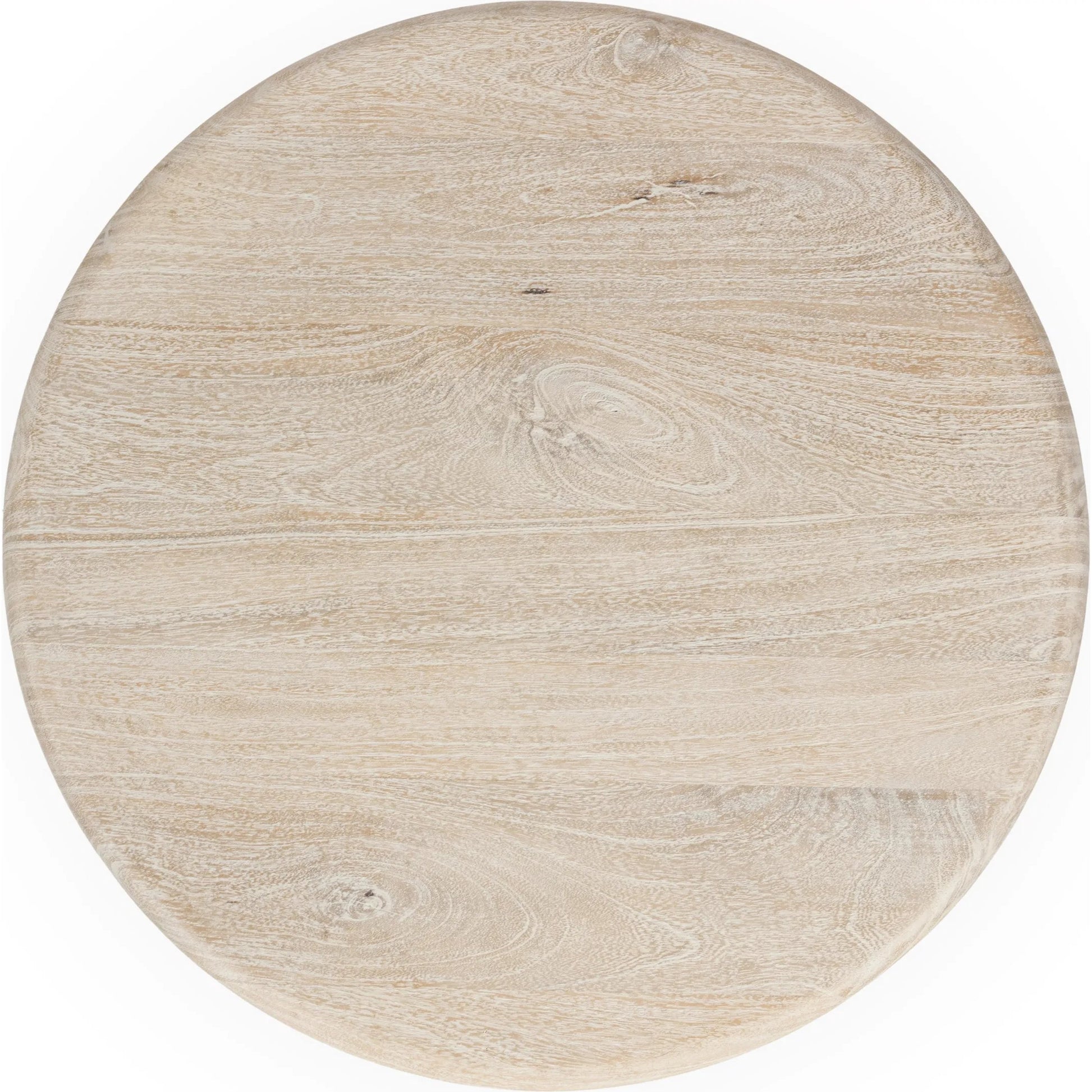 Adir End Table by Classic Home in off white. Made from mango wood in a transitional style.