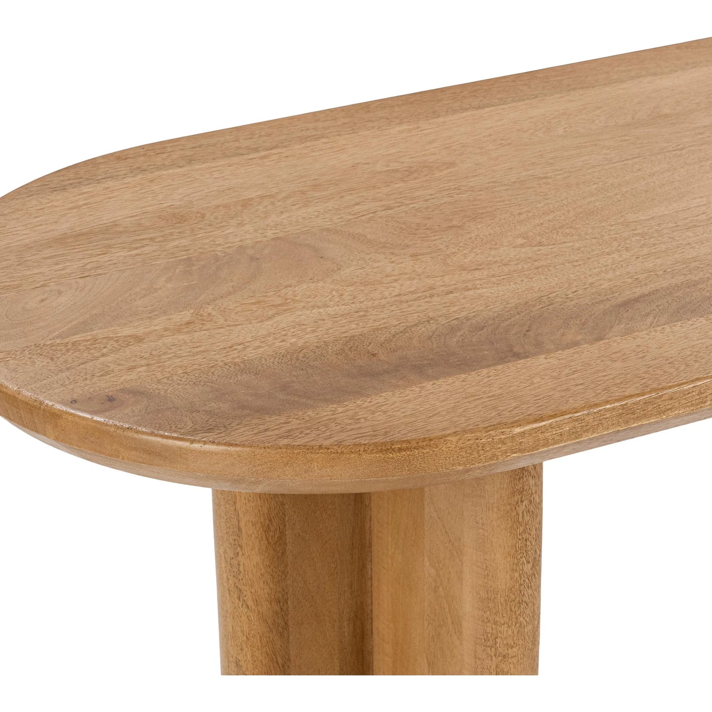 004 SI-2533197 | Closeup | Montengo Solid Console Table by Classic Home in natural maple. Made from mango wood in a unique style.