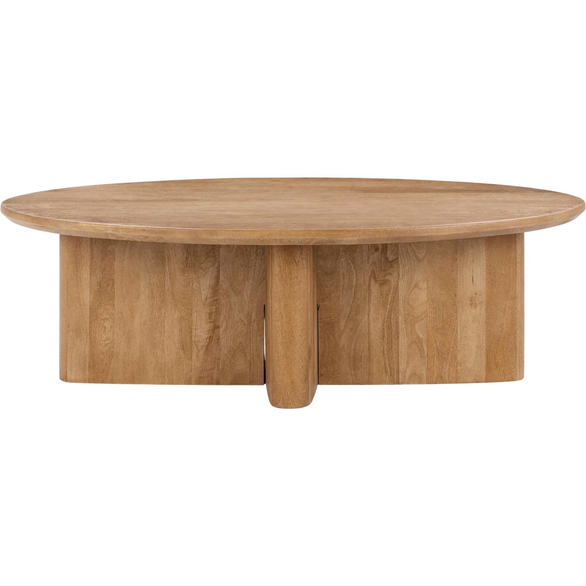 Montengo Solid Coffee Table by Classic Home in natural maple. Made from mango wood in a unique style.