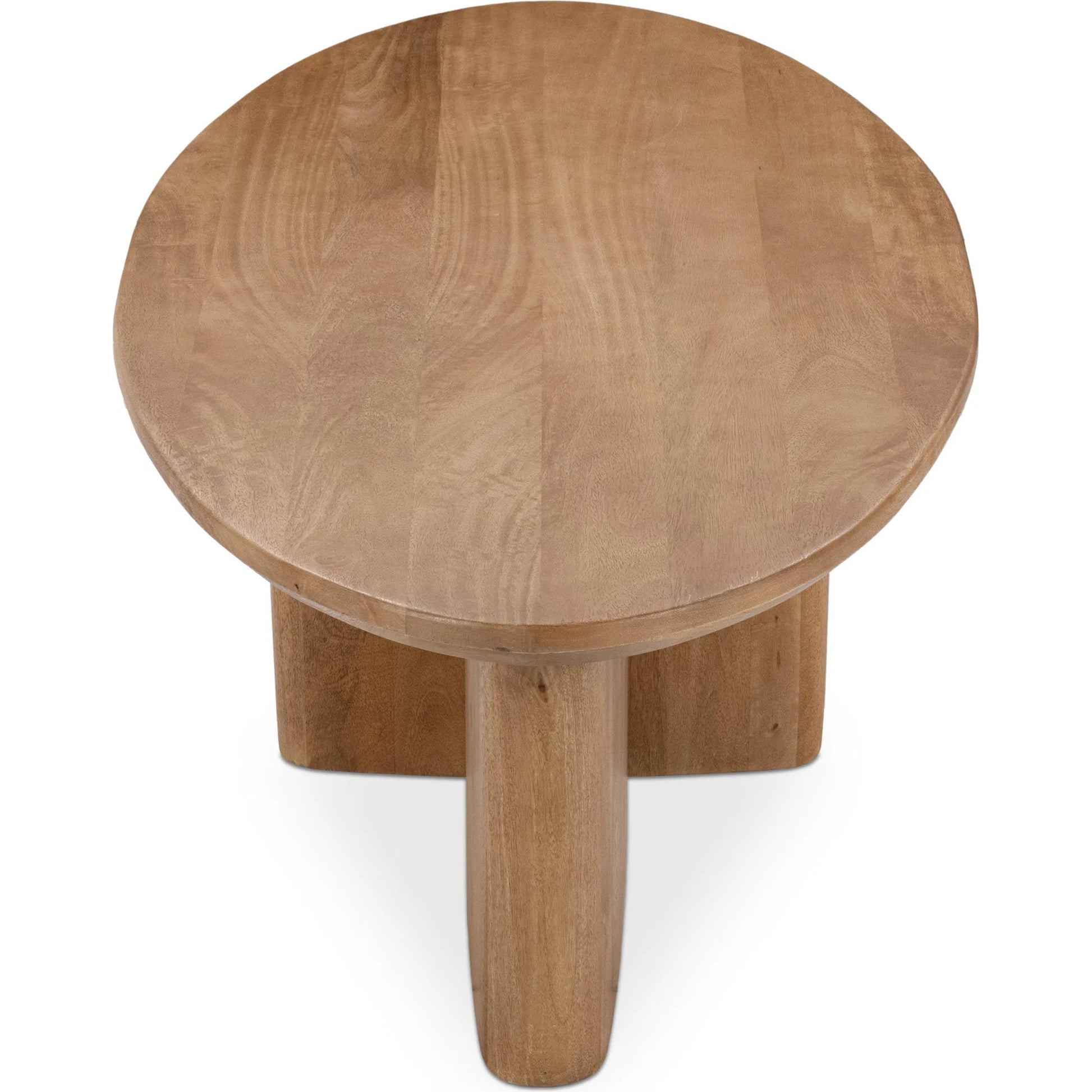 Montengo Solid Coffee Table by Classic Home in natural maple. Made from mango wood in a unique style.