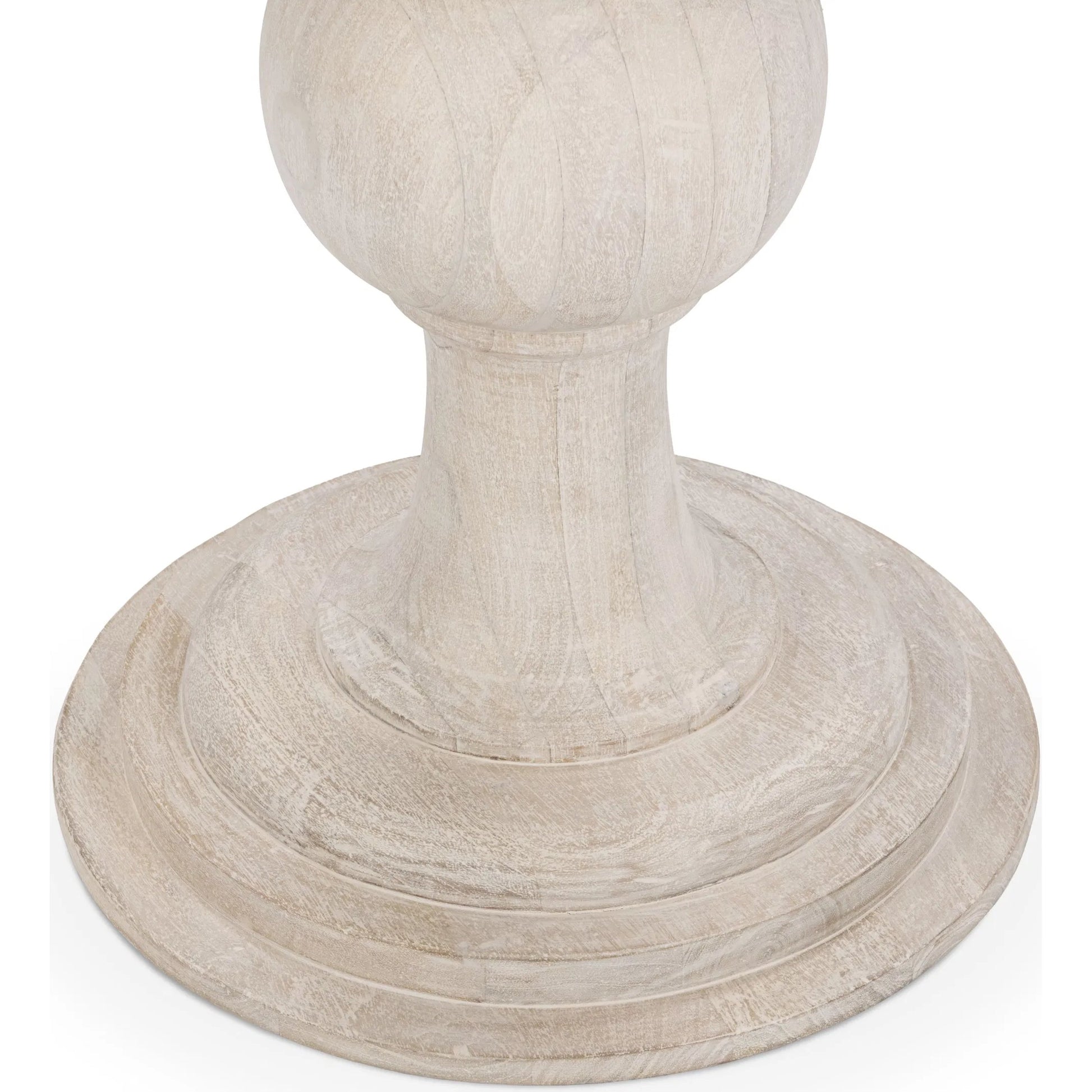 Hera End Table by Classic Home in creamwood. Made from mango wood in a unique style.