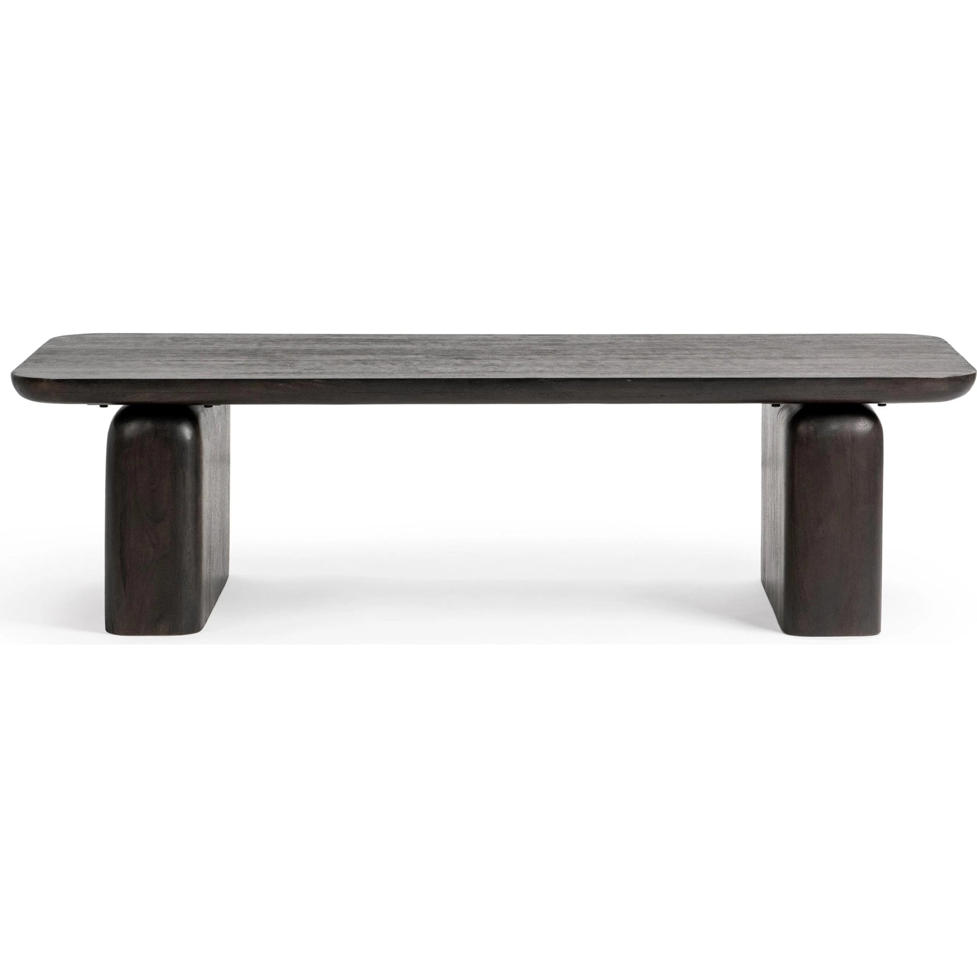 Chloe Coffee Table by Classic Home in truffle roast. Made from mango wood in a modern style.