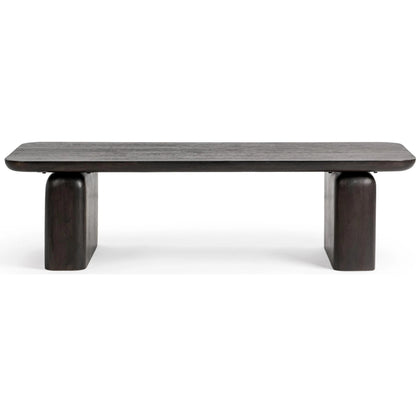 Chloe Coffee Table by Classic Home in truffle roast. Made from mango wood in a modern style.
