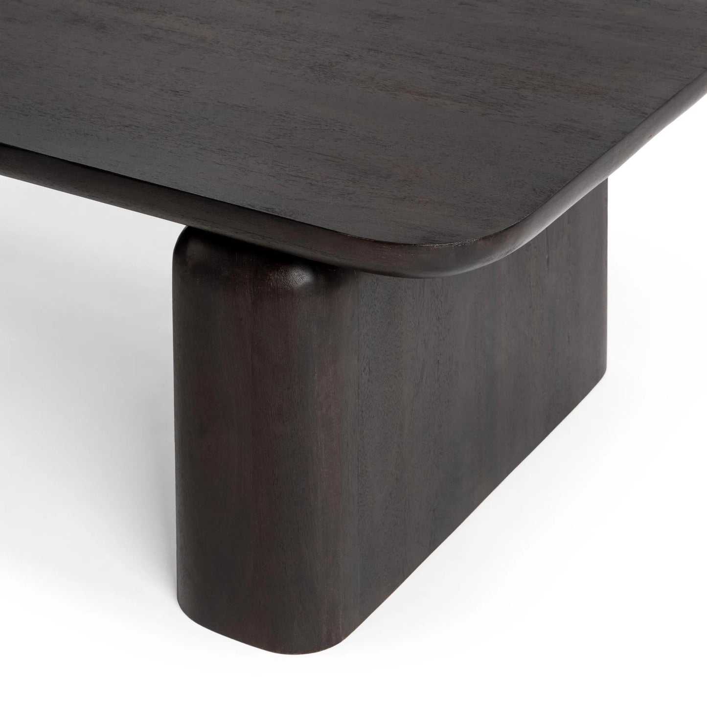 009 SI-2533189 | Closeup | Chloe Coffee Table by Classic Home in truffle roast. Made from mango wood in a modern style.